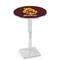 Holland Bar Stool Co 42" Chrome Arizona State Pub Table, Sparky Logo L217C4228ArizSt-S - alternate 1
